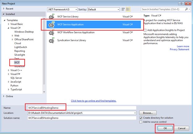 WCF Service Application